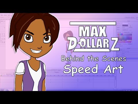 Max Dollarz Speed Art Making Bria an Outfit