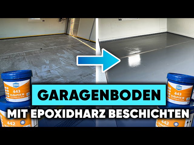 Werkstattboden mit Epoxidharz beschichten und versiegeln