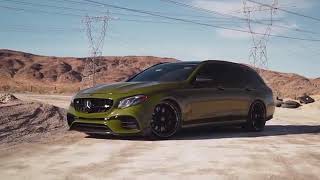 Full Color Change Vinyl Wrap w/ Inozetek Supergloss Army Green on Mercedes Benz E63s AMG by CPLV