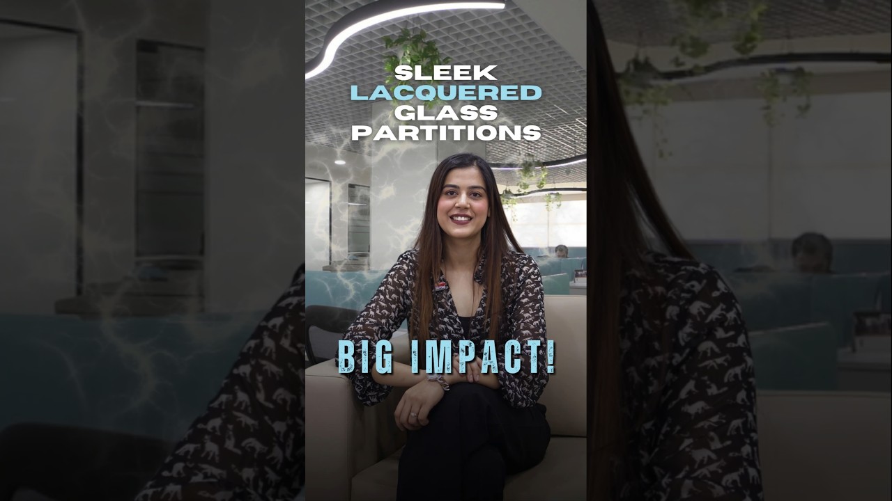 Game-Changer for Shared Workspaces! | Sleek Glass Partition Idea for Modern Offices 💼✨