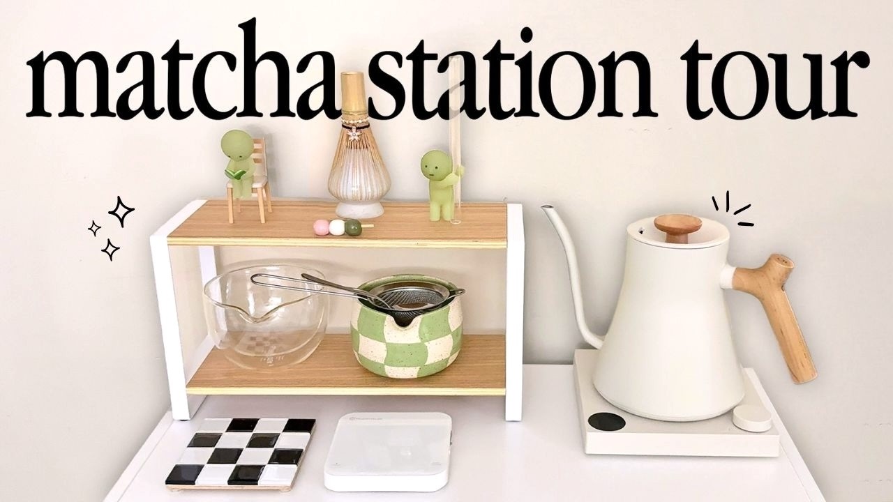 Matcha Building build my matcha station with me 🍵⭐️ full tour + my matcha latte recipe ...