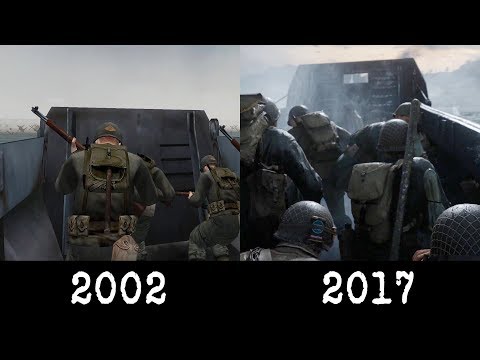 Medal of Honor (2002) vs Call of Duty (2017): Omaha Beach Comparison