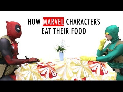 How Marvel Characters Eat Their Food How Marvel Characters Eat Their Food