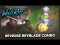 THIS WHY BEYBLADE COMBO ARE SIMPLE BUT DEADLY!! | Wild Rift Yasuo Gameplay - yrslma