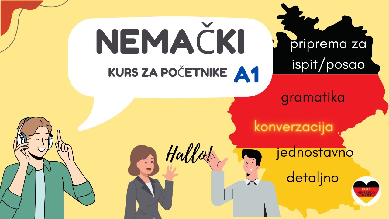 Progovorite nemački  brzo (kurs za početnike) - 1.  lekcija (jednostavno objašnjeno; aktivno učenje)
