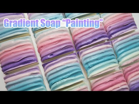 Gradient Soap Painting - Spicy Pinecone