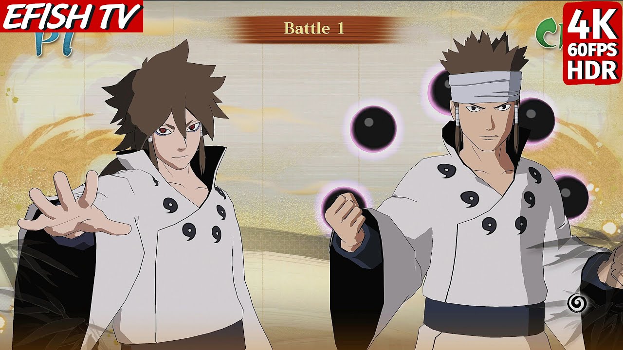 Indra Otsutsuki Vs Ashura Otsutsuki Hardest AI Naruto X Boruto 