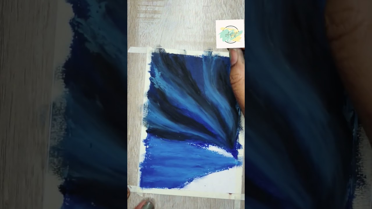 Easy Oil Pastel Drawing 