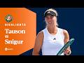 Clara Tauson vs Daria Snigur | Round One | Roland Garros 2026 Highlights 🇫🇷
