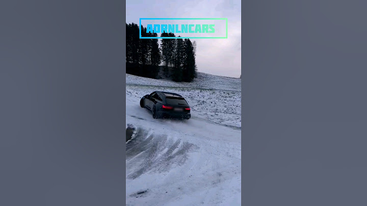 2023 Audi RS6 snow drift 🌨️💥💯 #audi #cars #exhaustsound #v8biturbo ##quattro #drift #rs6 #rs3 #rs4