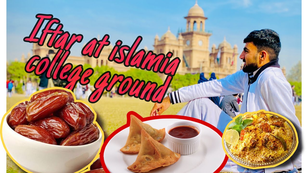 Iftar with friends at Islamia college main ground | making memories | 