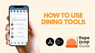 Find the Best Disney Dining Fast! Using the Dining Tools in the Rope Drop Guide App screenshot 5