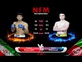 مبارزان افغان درقفس حبیب محمدی و فرهاد خواجه زاده Habib Mohammadi AF VS Farhad Khajeh Zadeh AF 
