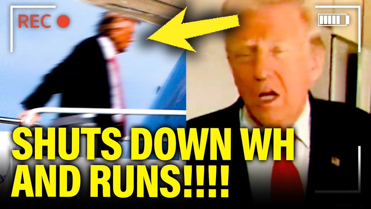 Trump SHUTS DOWN WH and FLEES to FLORIDA after LOSS