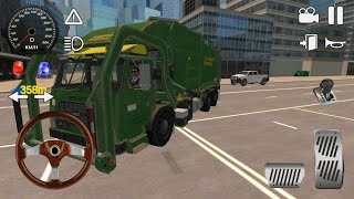 American Trash Truck Simulator 2020: Offline Games #1 | Android Mobile Gameplay screenshot 5