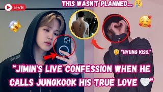 Unforgettable LIVE: Jimin Confesses Jungkook as His True Love 😢🕊️