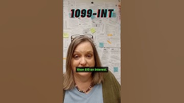 Bank interest form 1099-INT