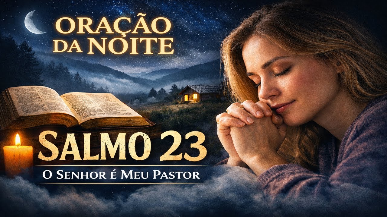 SALMO 23 – Oração da Noite Para Descansar a Alma e Dormir em Paz