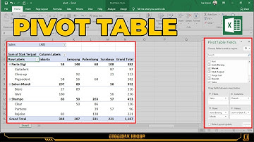 Cara menggunakan pivot table excel