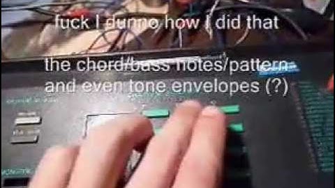 Yamaha PSR-6 circuit bent demo #2