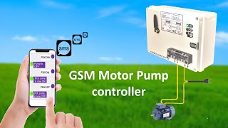 GSM pump controller, FORBIX SEMICON, SMS to turn on and off motor pump, mobile operated water pump