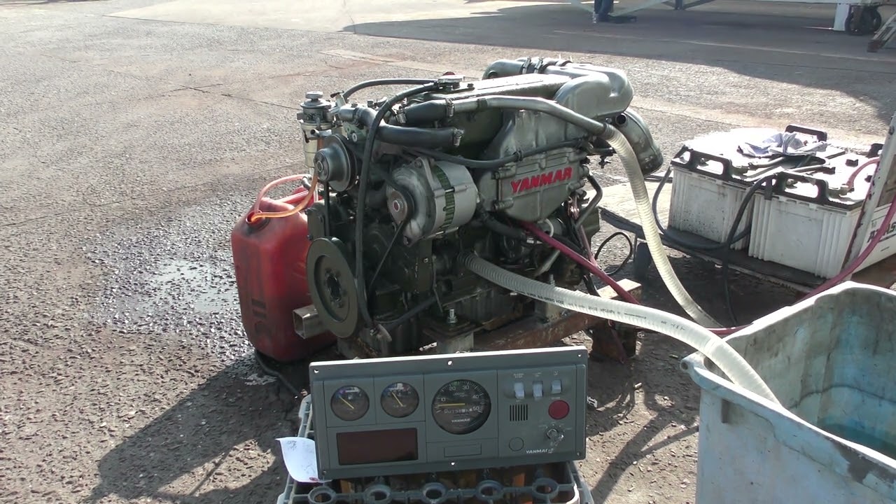 No.4313 ヤンマー 4JH3-DTZ 115ps Yanmar 【Used Marine Diesel Engine 
