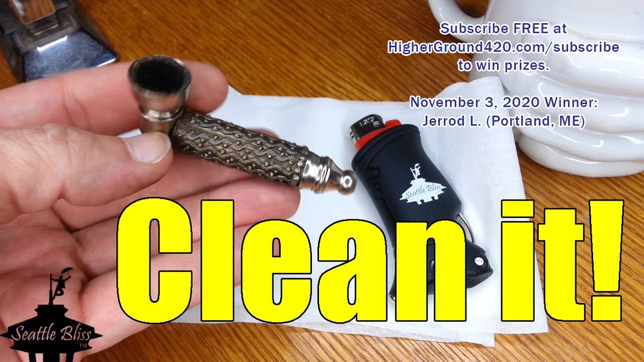 How To Clean A Metal Cannabis Taster Pipe