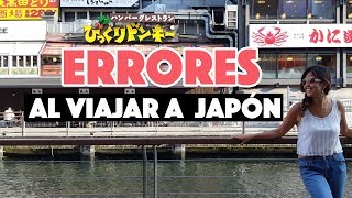 Errores al viajar a Japón por primera vez