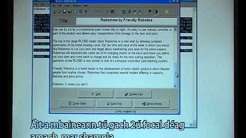 Hot Potatoes Cloze Exercises: Irish subtitles
