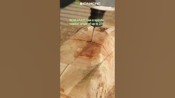 Powerful 4-Axis CNC Router BCM1325D in Action