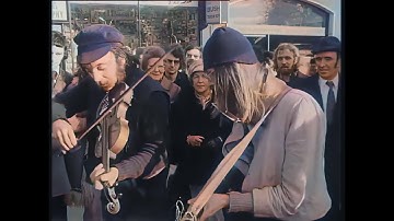 Busking on Grafton Street Dublin 1974