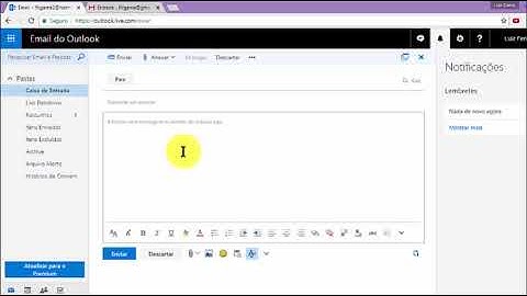E-mail Outlook - Como enviar e-mail com arquivo anexo