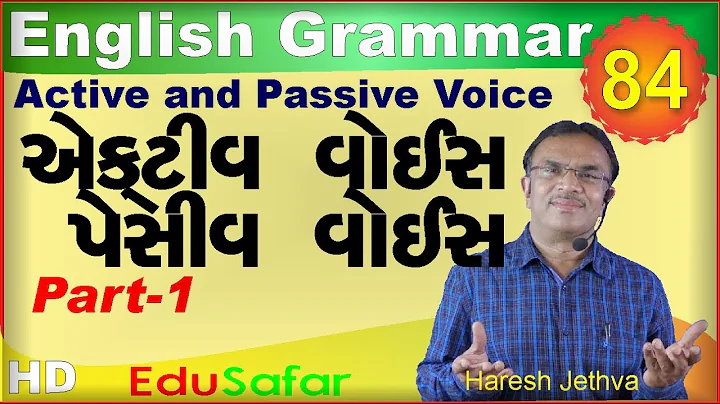 Active and Passive Voice-1 English Grammar in Guja...