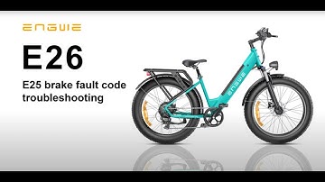 Engwe E26: Dépannage du code d