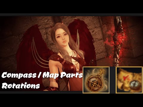 Compass / Map Piece Rotations. (Main / 7-Elten / Pila Ku / Sulfur Mines)