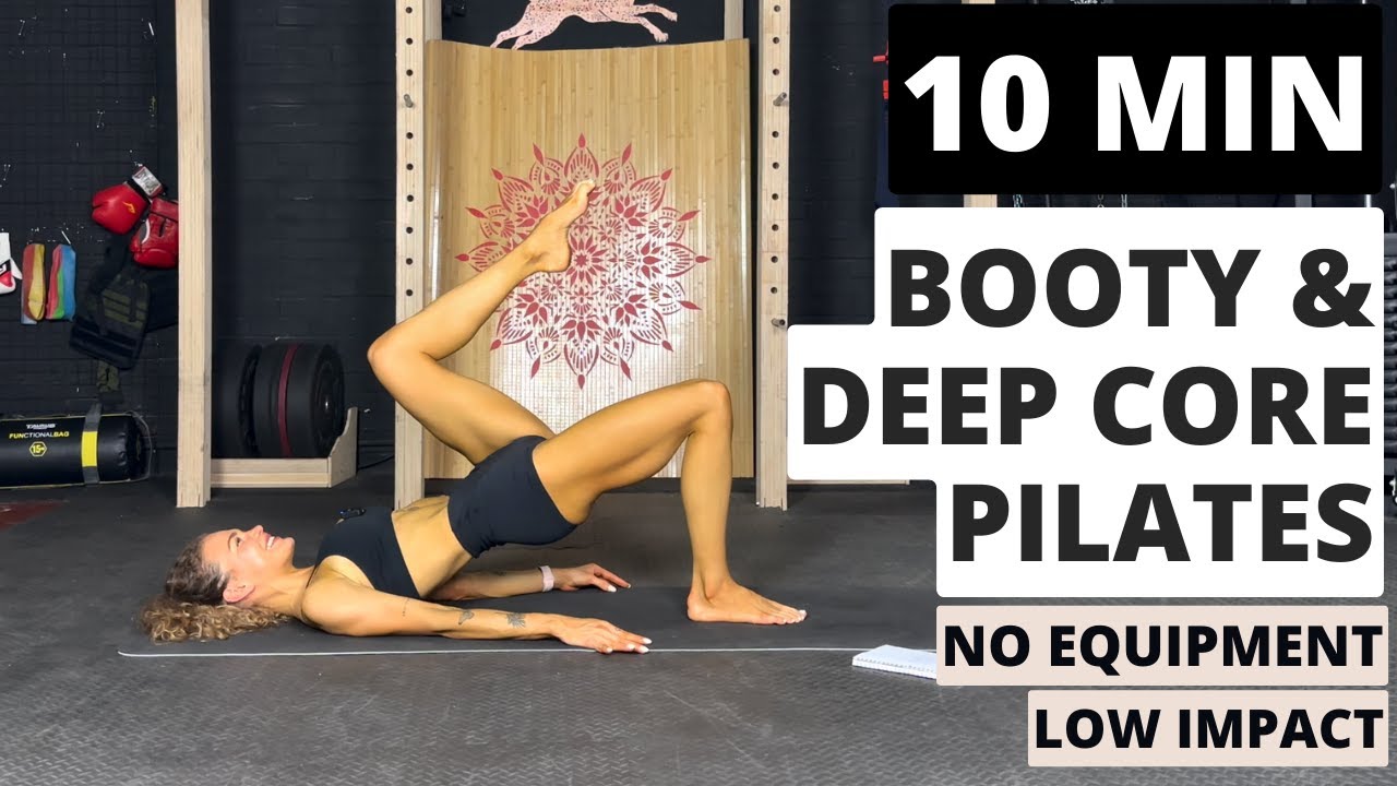 10 Min Booty & Deep Core + Pelvic Floor Pilates Home Workout