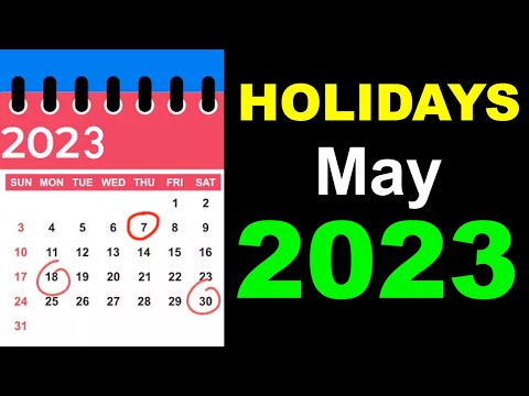 Video: May holidays: calendar of holidays and days off