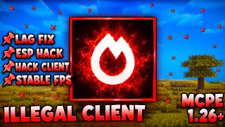 🔥The MOST ILLEGAL CLIENT For Minecraft PE 1.26+/Bedrock