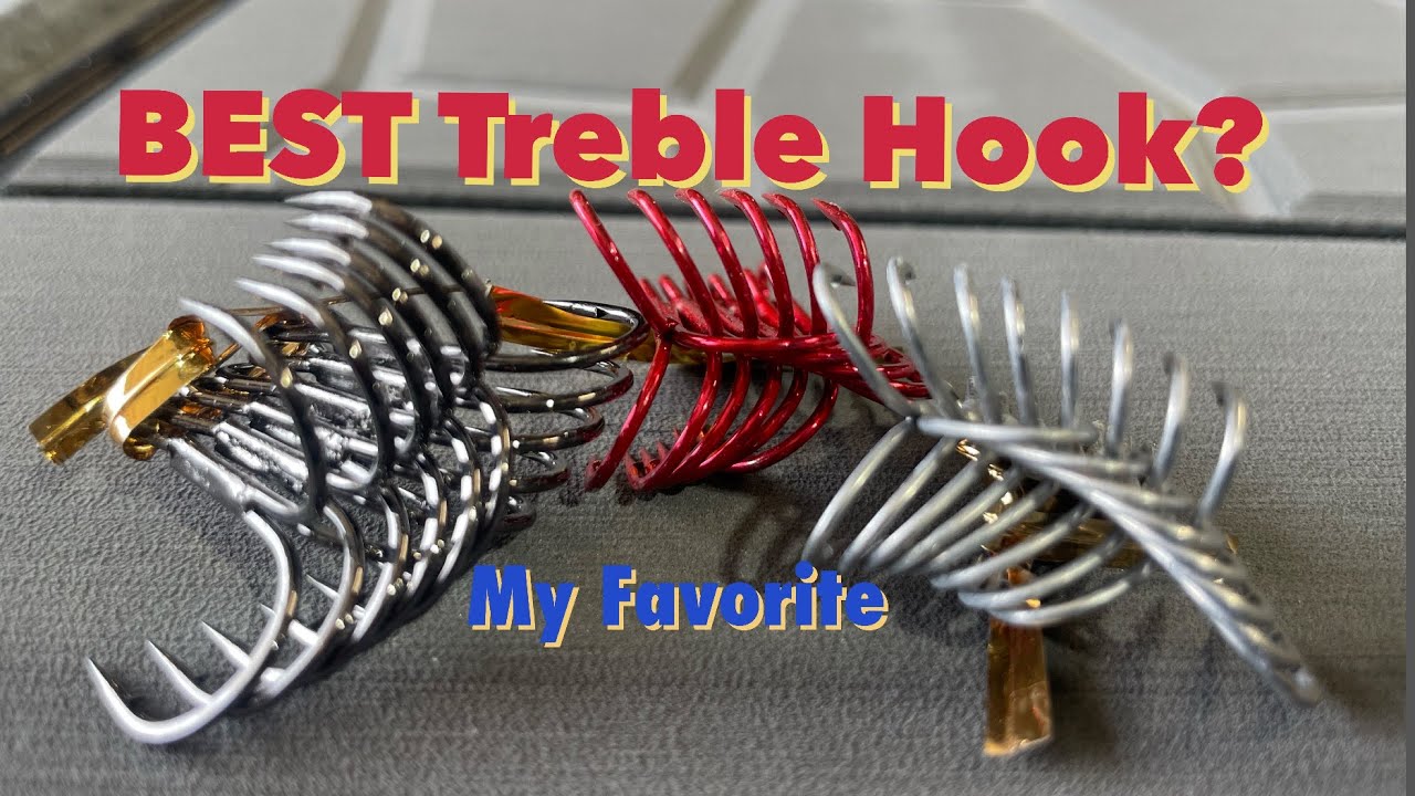 Лучший дизайн тройного крючка? Мой ЛЮБИМЫЙ тройной крючок 🪝 | #ловлябасса #воблеры #поверхностные...