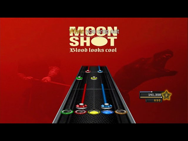 Moon Shot - Blood Looks Cool (Clone Hero Custom Chart Preview) class=