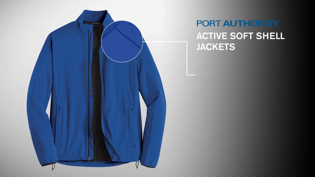 J717 Port Authority Mens Active Soft Shell Jacket