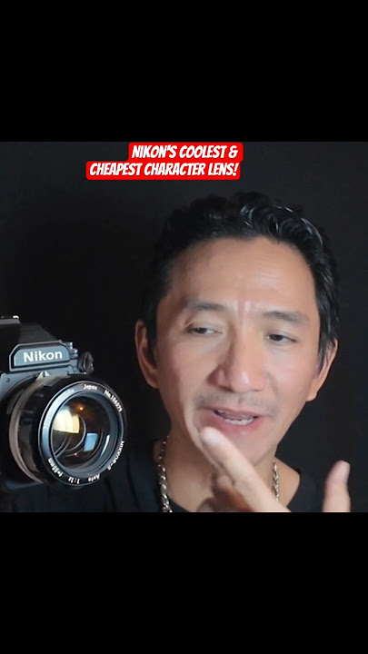 Nikon's COOLEST & Cheapest CHARACTER Lens! 😍 #nikkor #lens #fast #cheap #cheaplens #cameras #camera