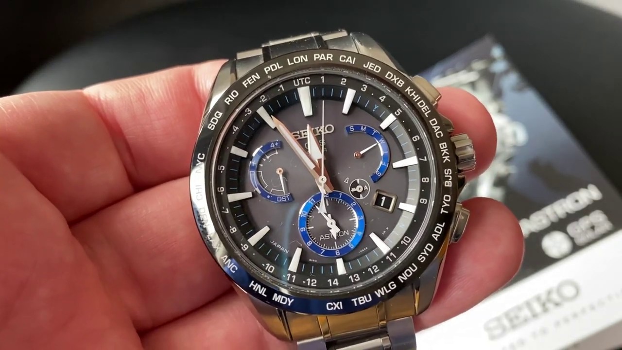 Seiko Astron DST Summer/Vinter Time Adjustment - YouTube