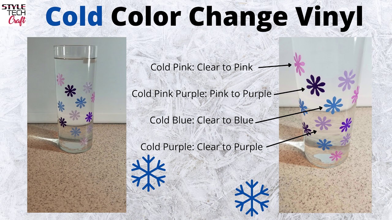 Color Changing Vinyl - Styletech Craft