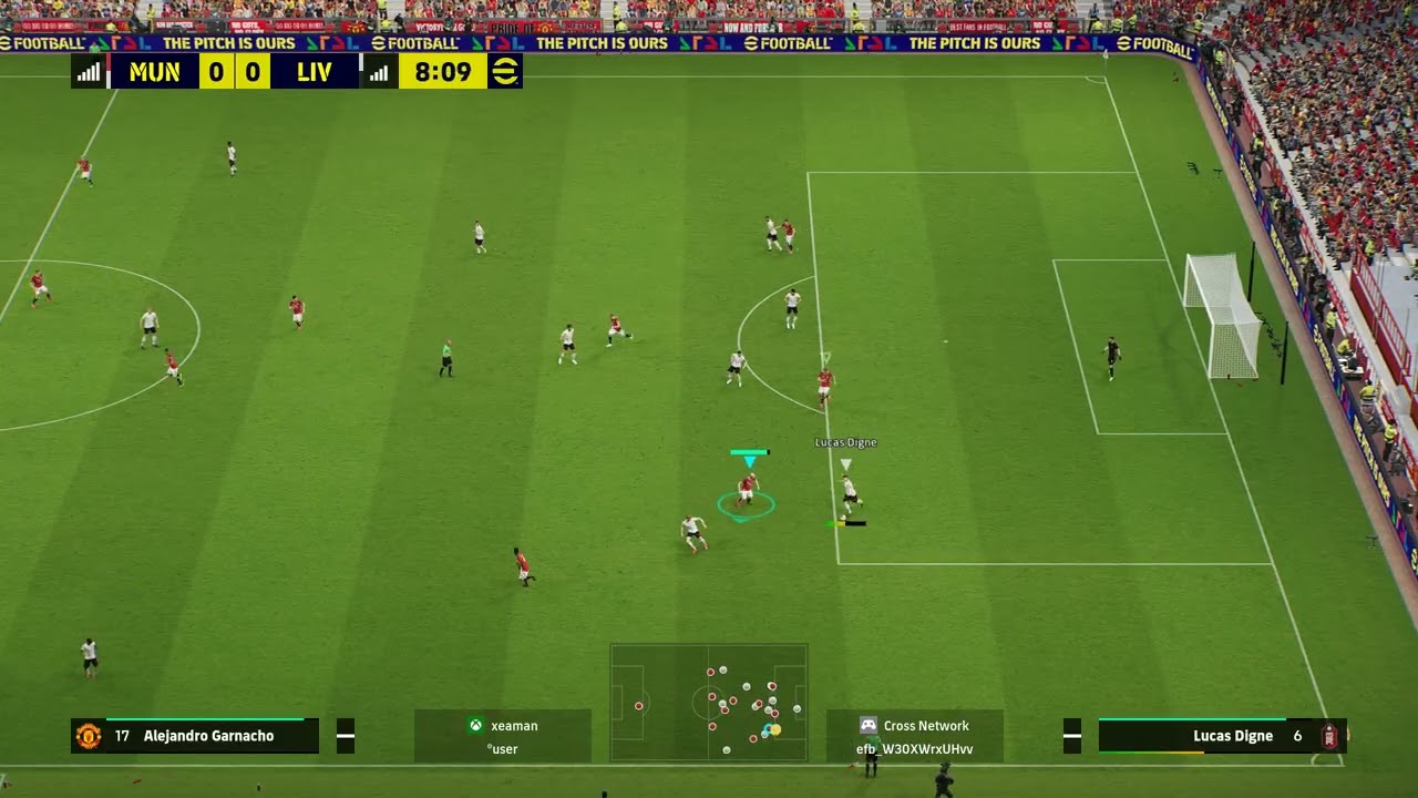 Efootball Manchester United  - Diogo Jota double post hit goal