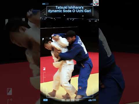 Dynamic Sode O Uchi Gari Tatsuki Ishihara S Signature Move Shorts Judo