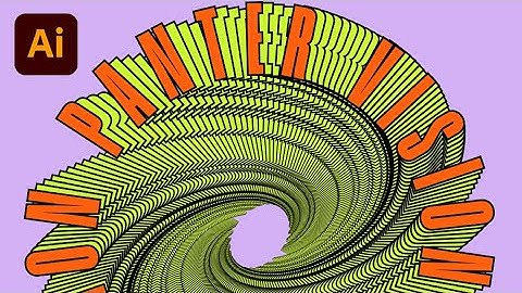 How to Make Distorted Spiral Text in Illustrator