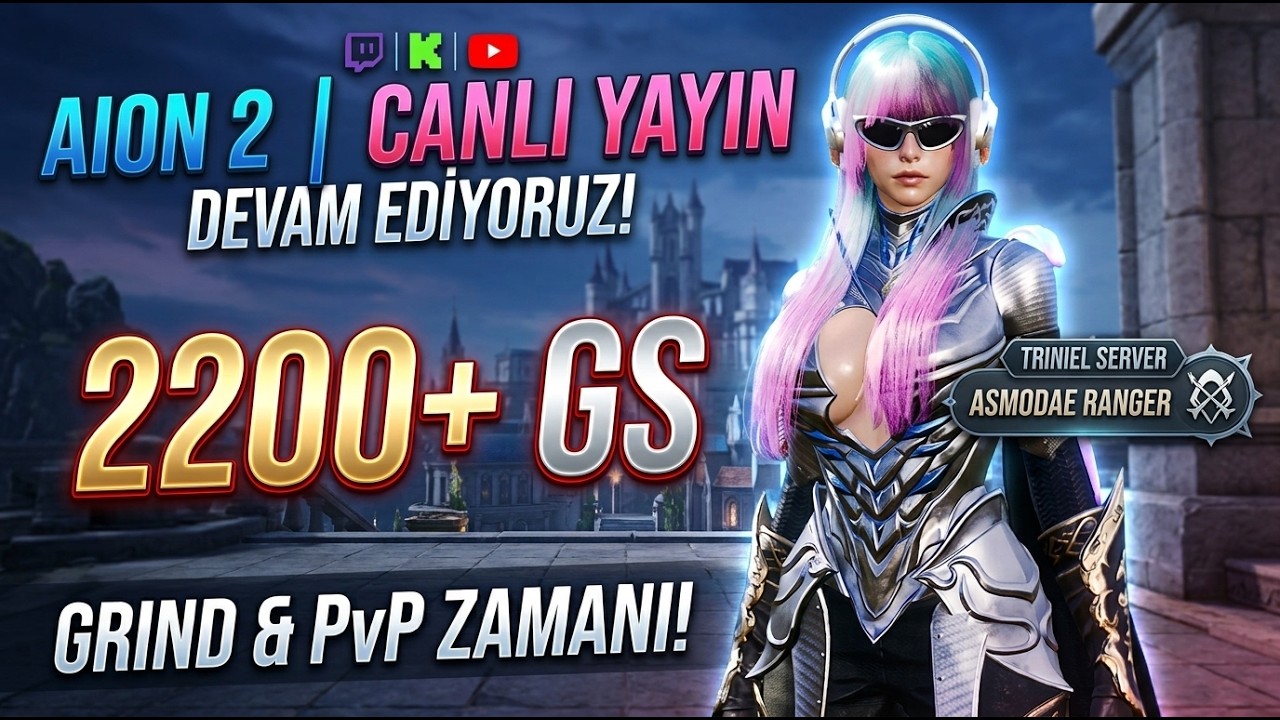 [TR] AION 2 | 2200+ GS Gücüyle Asmodae İçin Savaşa! 🏹 Triniel Server