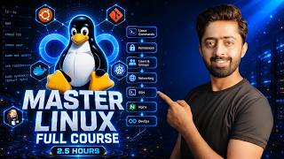 Linux Full Course 2026 | Complete Linux Tutorial for Beginners (2.5 Hours)