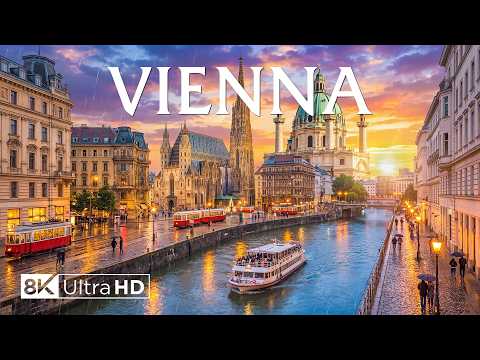 Vienna 4K HDR | Europe’s Elegant Imperial Capital – Schönbrunn Palace, Historic Streets & Skyline ✨